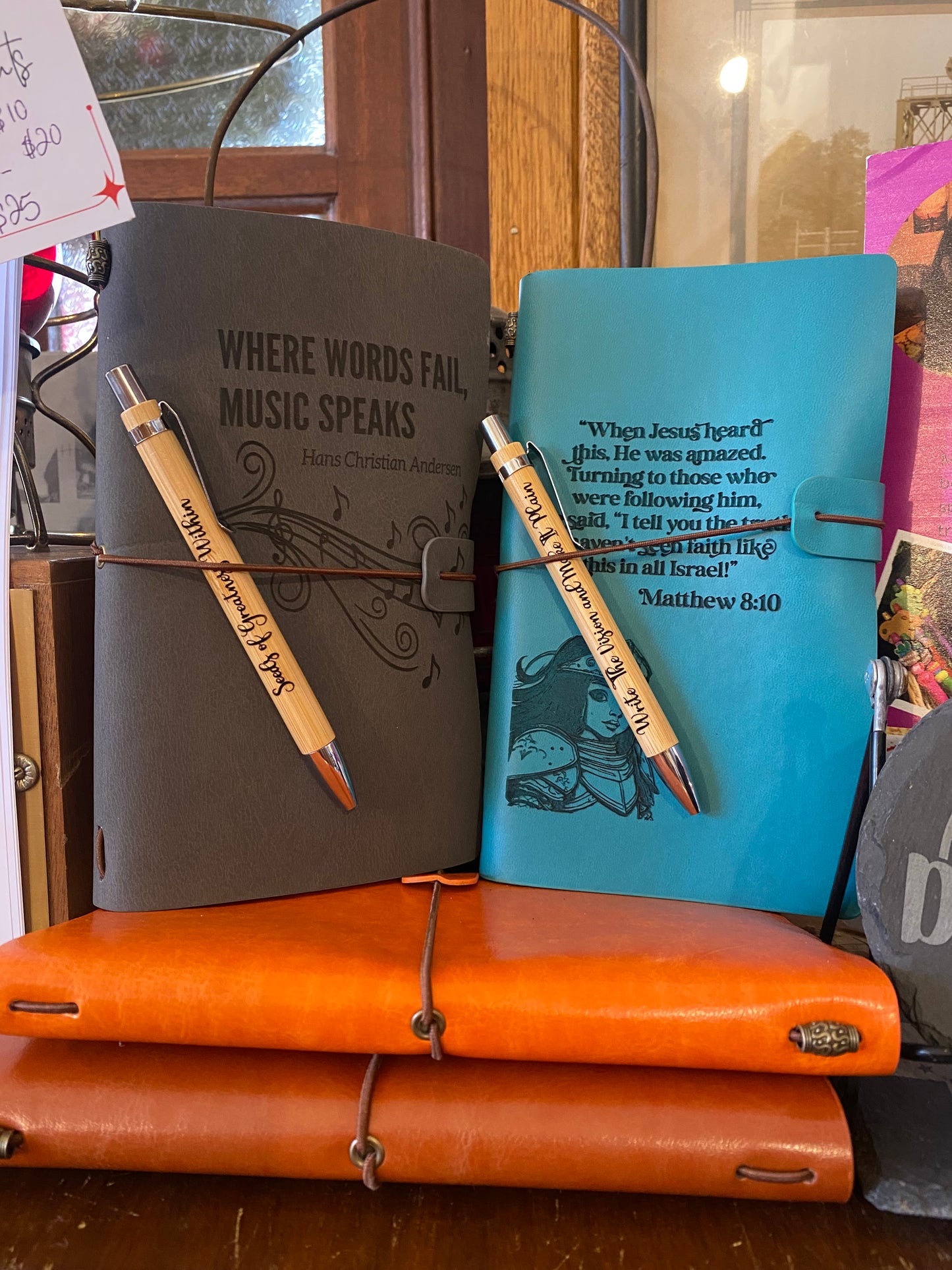 Laser Engraved Journals