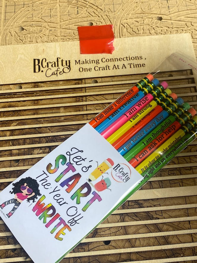 Laser Engraved Pencils (packs of 10)