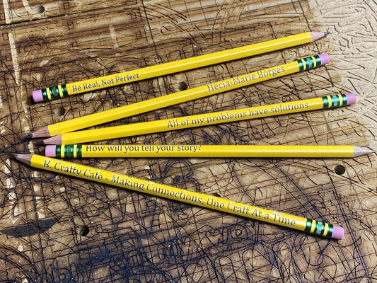 Laser Engraved Pencils (packs of 10)